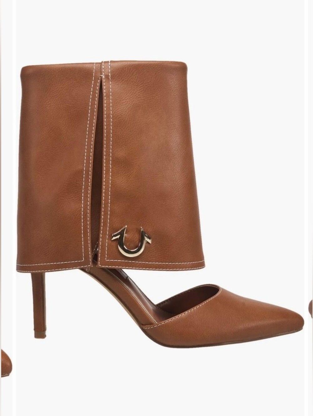 👠 Título
True Religion Her Foldover Cuff Heels Brown Size 8